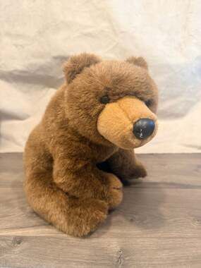 Vintage Douglas National Wildlife Federation Brown Grizzly Bear Plush